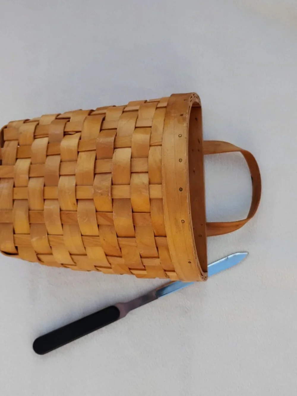 Mail Basket & Letter Opener Cabincore Lot Wall Hanging Holder Kitchen Organizer